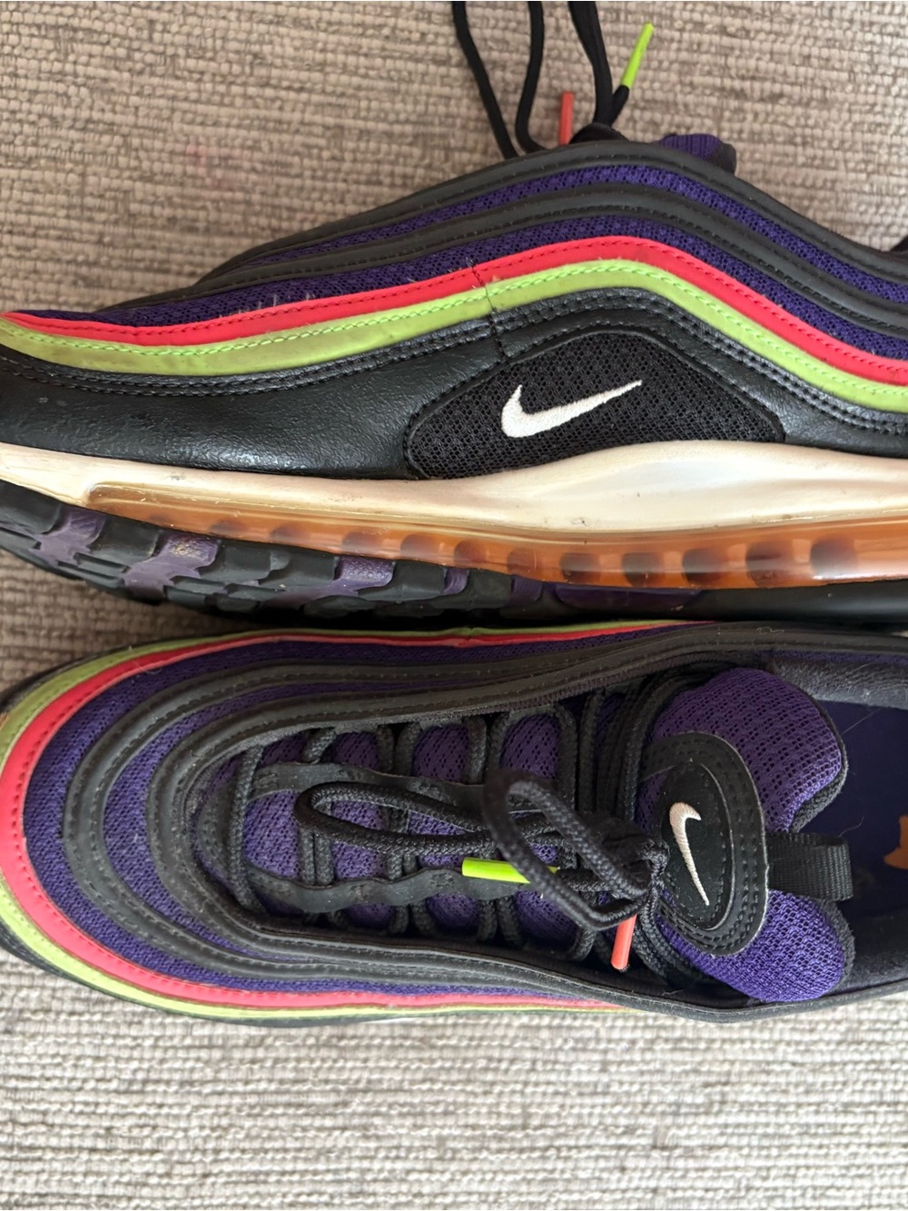 Men’s Nike air max rainbow running sneakers - Picture 4 of 7